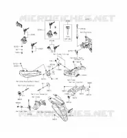INTERRUTTORE   RIFLETTORI per Kawasaki ER-6F 2015