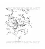 PARTI DEL TELAIO (COUVERTURE) per Kawasaki ER-6F 2015