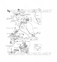 SERBATOIO DI CARBURANTE per Kawasaki ER-6F 2015