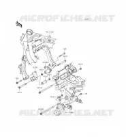 SUPPORTO DEL MOTORE per Kawasaki ER-6F 2015