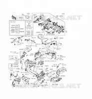 TELAIO MATERIALE ELETTRICO per Kawasaki ER-6F ABS 2013