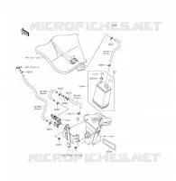 FUEL EVAPORAZIONE SISTEMA(CA) per Kawasaki ER-6F ABS 2013
