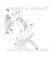SOSPENSIONI   AMMORTIZZATORE per Kawasaki ER-6F ABS 2013