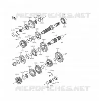 TRASMISSIONE per Kawasaki ER-6F ABS 2013