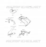 ADESIVO(WHITE) per Kawasaki ER-6F ABS 2013