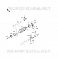 CAMBIO TAMBURO   FORCHE SHIFT per Kawasaki ER-6F ABS 2013