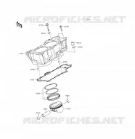 CILINDRO   PISTONE per Kawasaki ER-6F ABS 2013