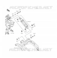 SOSPENSIONI   AMMORTIZZATORE per Kawasaki ER-6F ABS 2013