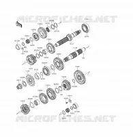 TRASMISSIONE per Kawasaki ER-6F ABS 2013