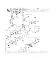 ACCESSORIO (PROTECTION MOTEUR) per Kawasaki ER-6F ABS 2014
