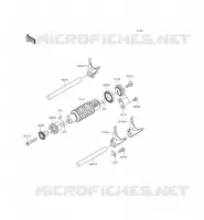 CAMBIO TAMBURO   FORCHE SHIFT per Kawasaki ER-6F ABS 2014