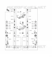 FORCELLA per Kawasaki ER-6F ABS 2014