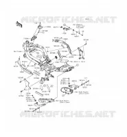PARTI DEL TELAIO (COUVERTURE) per Kawasaki ER-6F ABS 2014