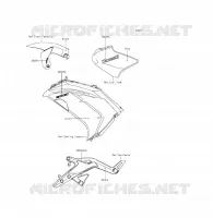 ADESIVO(GRAY) per Kawasaki ER-6F ABS 2014