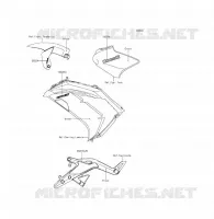 ADESIVO(GREEN) per Kawasaki ER-6F ABS 2014
