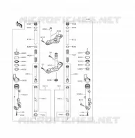 FORCELLA per Kawasaki ER-6F ABS 2014