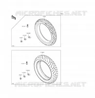 PNEUMATICI per Kawasaki ER-6F ABS 2014