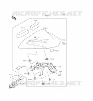 ACCESSORIO (COUVRE SELLE) per Kawasaki ER-6F ABS 2014