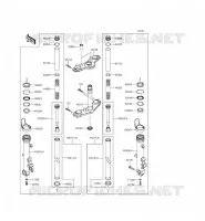 FORCELLA per Kawasaki ER-6F ABS 2014