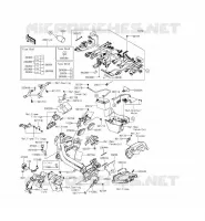 TELAIO MATERIALE ELETTRICO per Kawasaki ER-6F ABS 2014