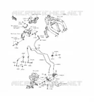 TUBO FRENO per Kawasaki ER-6F ABS 2014