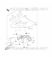 ACCESSORIO (COUVRE SELLE) per Kawasaki ER-6F ABS 2014