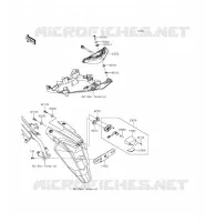 FANALE POSTERIORE(S) per Kawasaki ER-6F ABS 2014