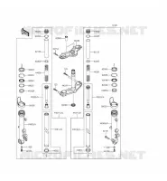 FORCELLA per Kawasaki ER-6F ABS 2014