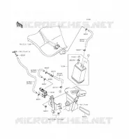 FUEL EVAPORAZIONE SISTEMA(CA) per Kawasaki ER-6F ABS 2014