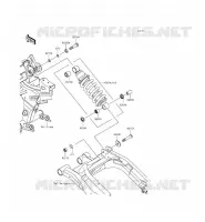 SOSPENSIONI   AMMORTIZZATORE per Kawasaki ER-6F ABS 2014