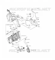 TUBO DELL'ACQUA per Kawasaki ER-6F ABS 2014