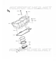 CILINDRO   PISTONE per Kawasaki ER-6F ABS 2014