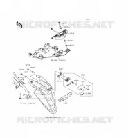 FANALE POSTERIORE(S) per Kawasaki ER-6F ABS 2014