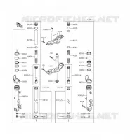 FORCELLA per Kawasaki ER-6F ABS 2014