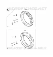 PNEUMATICI per Kawasaki ER-6F ABS 2014