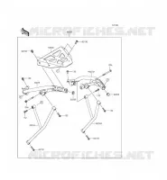 ACCESSORIO (SUPPORT TOP CASE) per Kawasaki ER-6F ABS 2015