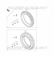 PNEUMATICI per Kawasaki ER-6F ABS 2015