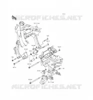 SUPPORTO DEL MOTORE per Kawasaki ER-6F ABS 2015