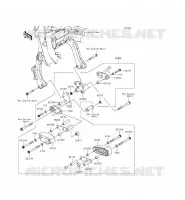 ACCESSORIO (PROTECTION MOTEUR) per Kawasaki ER-6F ABS 2015