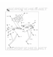 ACCESSORIO (SUPPORT TOP CASE) per Kawasaki ER-6F ABS 2015