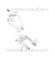 ETICHETTE per Kawasaki ER-6F ABS 2015