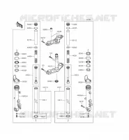FORCELLA per Kawasaki ER-6F ABS 2015