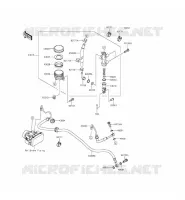 POSTERIORE POMPA per Kawasaki ER-6F ABS 2015