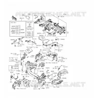 TELAIO MATERIALE ELETTRICO per Kawasaki ER-6F ABS 2015