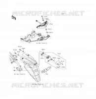 FANALE POSTERIORE(S) per Kawasaki ER-6F ABS 2015