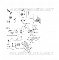 INTERRUTTORE   RIFLETTORI per Kawasaki ER-6F ABS 2015