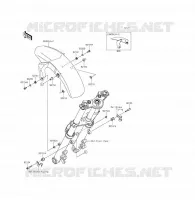 PARAFANGO ANTERIORE per Kawasaki ER-6F ABS 2015