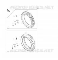 PNEUMATICI per Kawasaki ER-6F ABS 2015