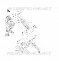SOSPENSIONI   AMMORTIZZATORE per Kawasaki ER-6F ABS 2015