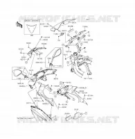 CUFFIA per Kawasaki ER-6F ABS 2015